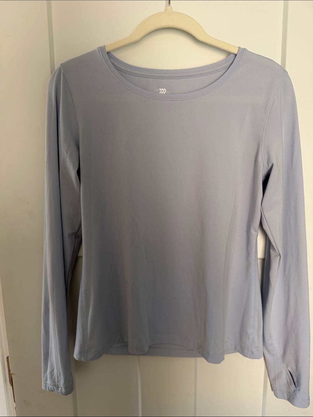 all in motion Light Lavender Long Sleeve Crew Top